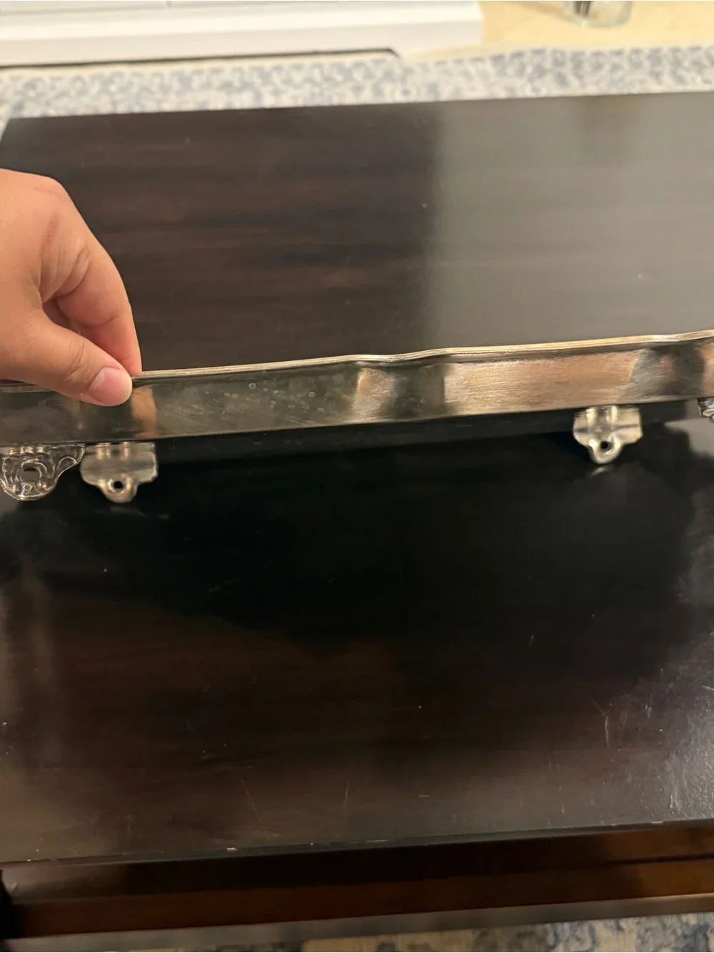 Kent Silversmiths Silver-Plated Serving Tray